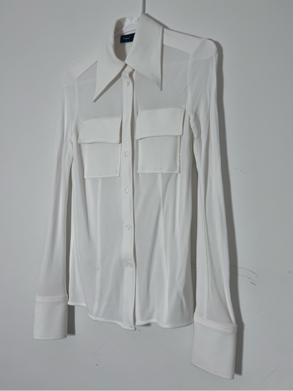 Proenza Schouler Women’s Matte Jersey Shirt Off White